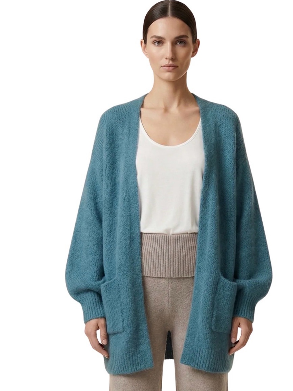 American Dreams 🇮🇹- Joanna Alpaca Cardigan
Teal Bluc